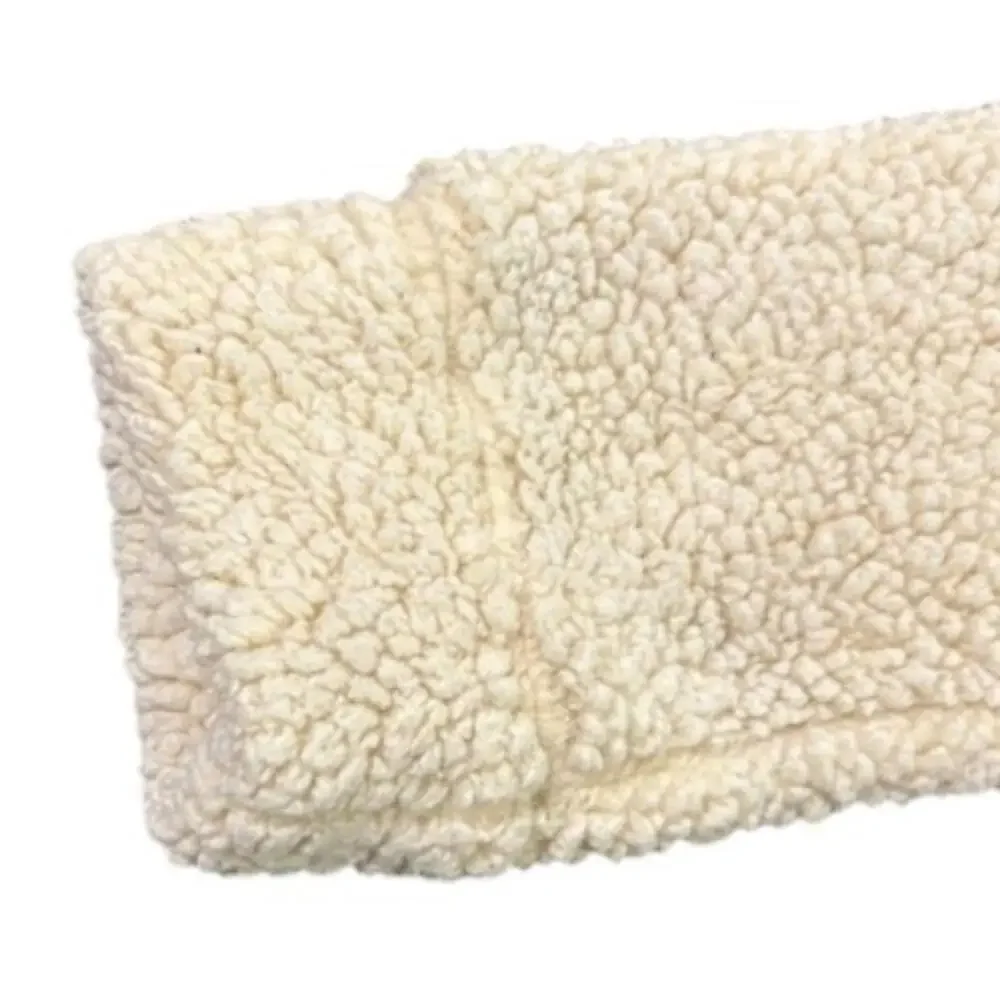 Harper Heritage Fluffy Luxe Sweater S Cozy-Core Cropped Knit Soft Playful Warm - Picture 7 of 9